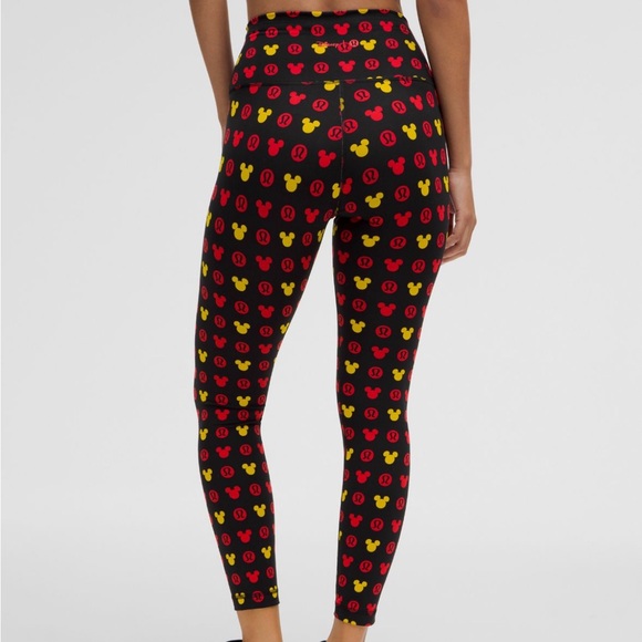 Disney X Lululemon Wunder Train High-Rise Tight 25" NWT Disney Black - Picture 3 of 5